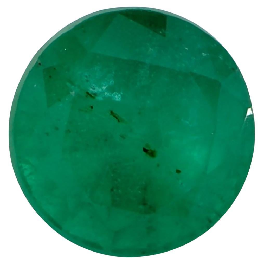 1.35 Ct Emerald Round Loose Gemstone