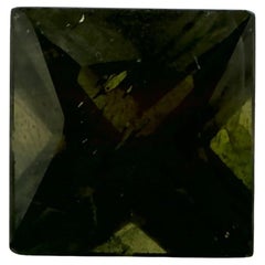 1,35 qt Zafiro verde Asscher Gema Suelta