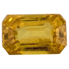 1.35 Ct Yellow Sapphire Octagon Loose Gemstone (pierre précieuse en vrac)