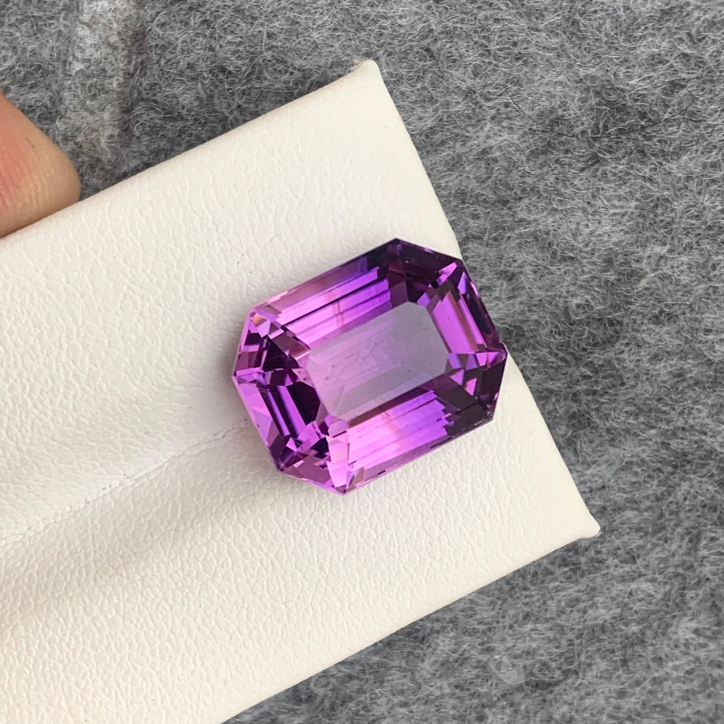 Gemstone Type : Amethyst
Weight : 13.50 Carats
Dimensions : 16.2x13x9.7 mm
Clarity : Eye Clean
Origin : Brazil
Color: Purple
Shape: Emerald
Certificate: On Demand
Month: February
Purported amethyst powers for healing
enhancing the immune