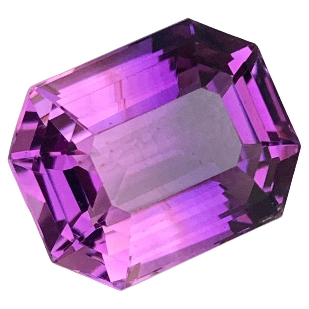 13.50 Carat Natural Loose Purple Amethyst Gemstone For Sale