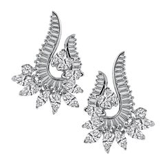 13.50cttw Diamond Night and Day Earrings