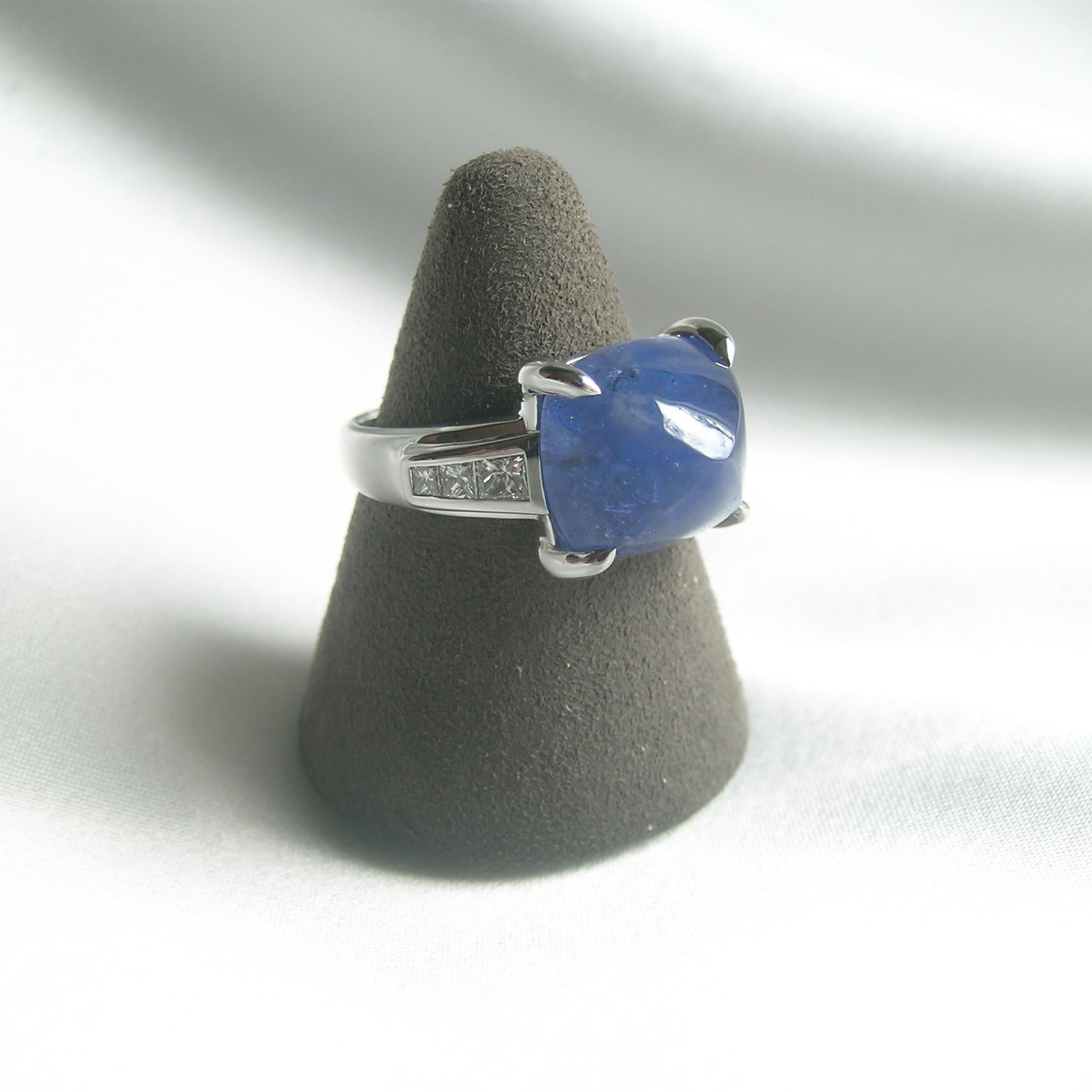 blue diamond mens rings