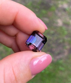 13.54Ct Tanzanite natural gemstone Octagonal, 13.98x12.17x8.89mm GIA Certificate