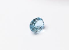 13.56 Carat Aquamarine Oval-Cut Unset Loose 3-Stone Ring Gemstone