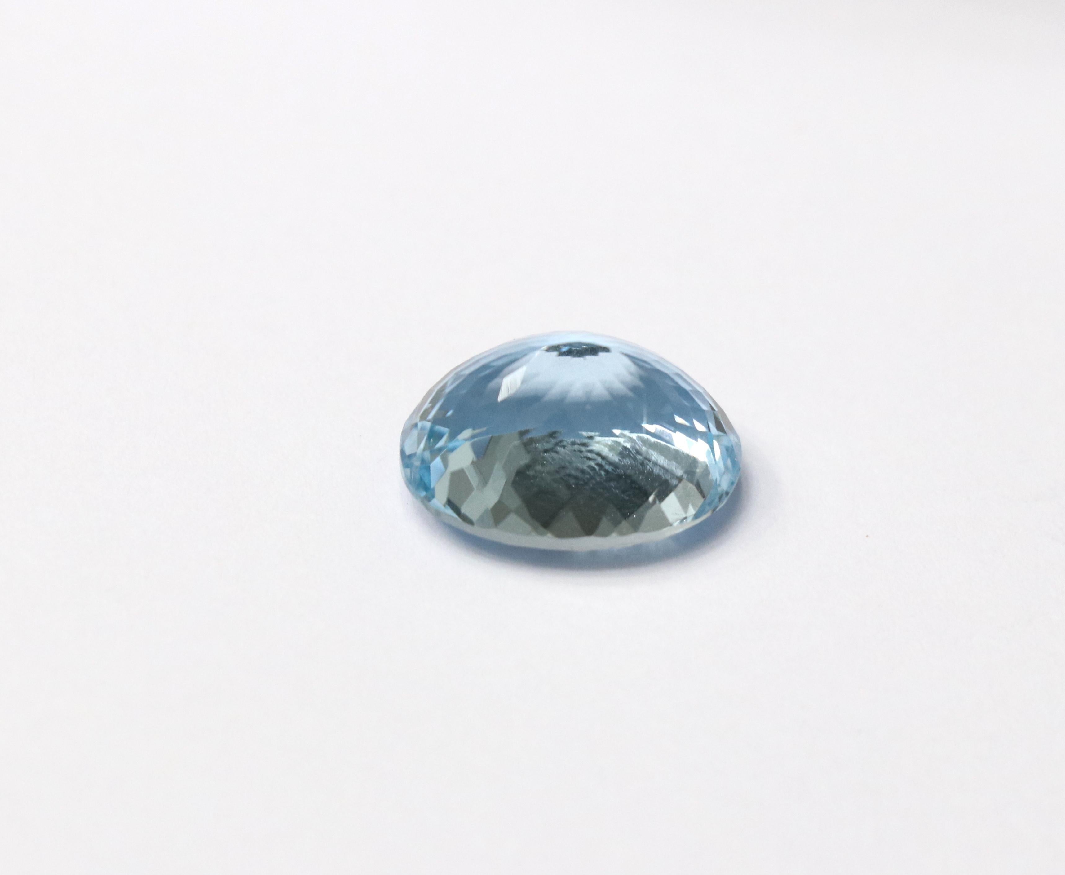 3 carat aquamarine loose stone