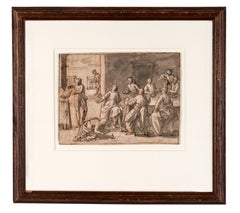 'Magdalena washing Jesus feets'