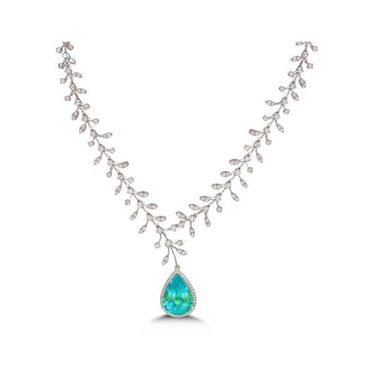 13.58ct Vivid Copper-bearing Neon Blue-green Natural Paraiba Tourmaline View 4