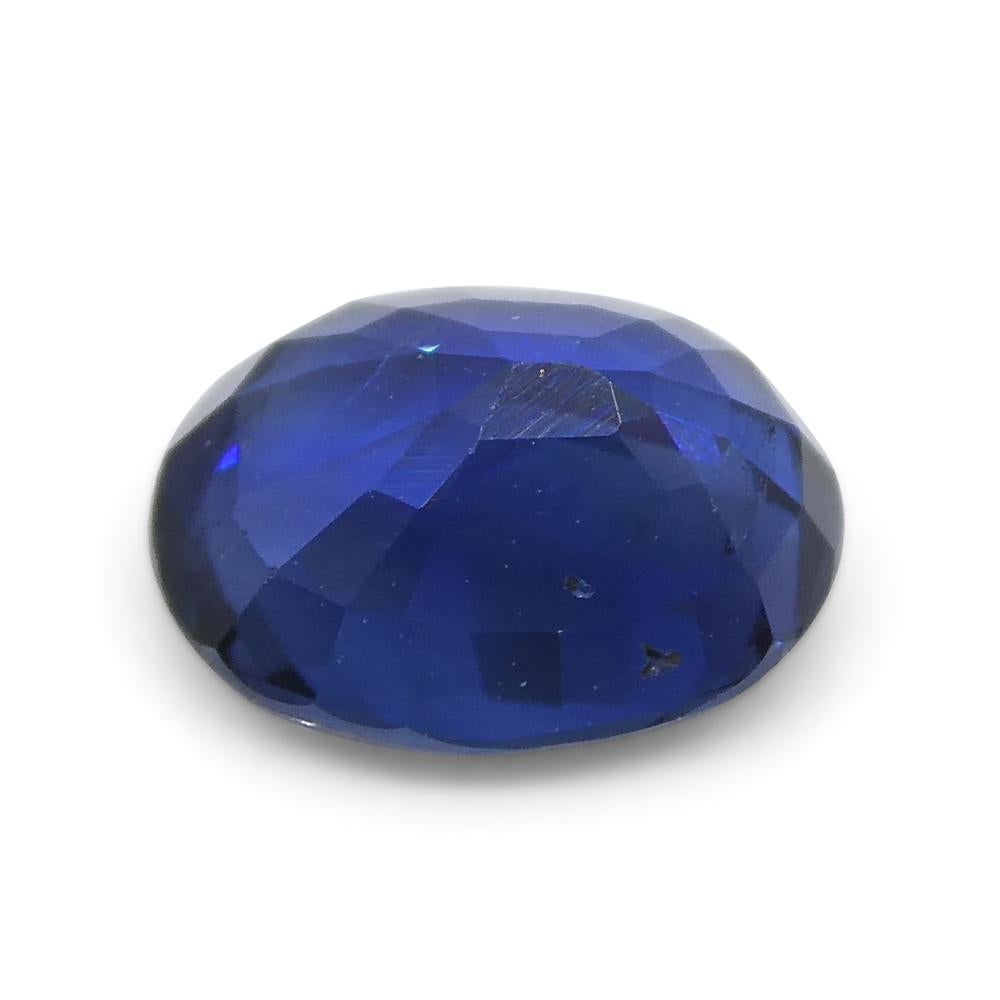 Cushion Cut 1.35ct Cushion Blue Sapphire from Nigeria For Sale