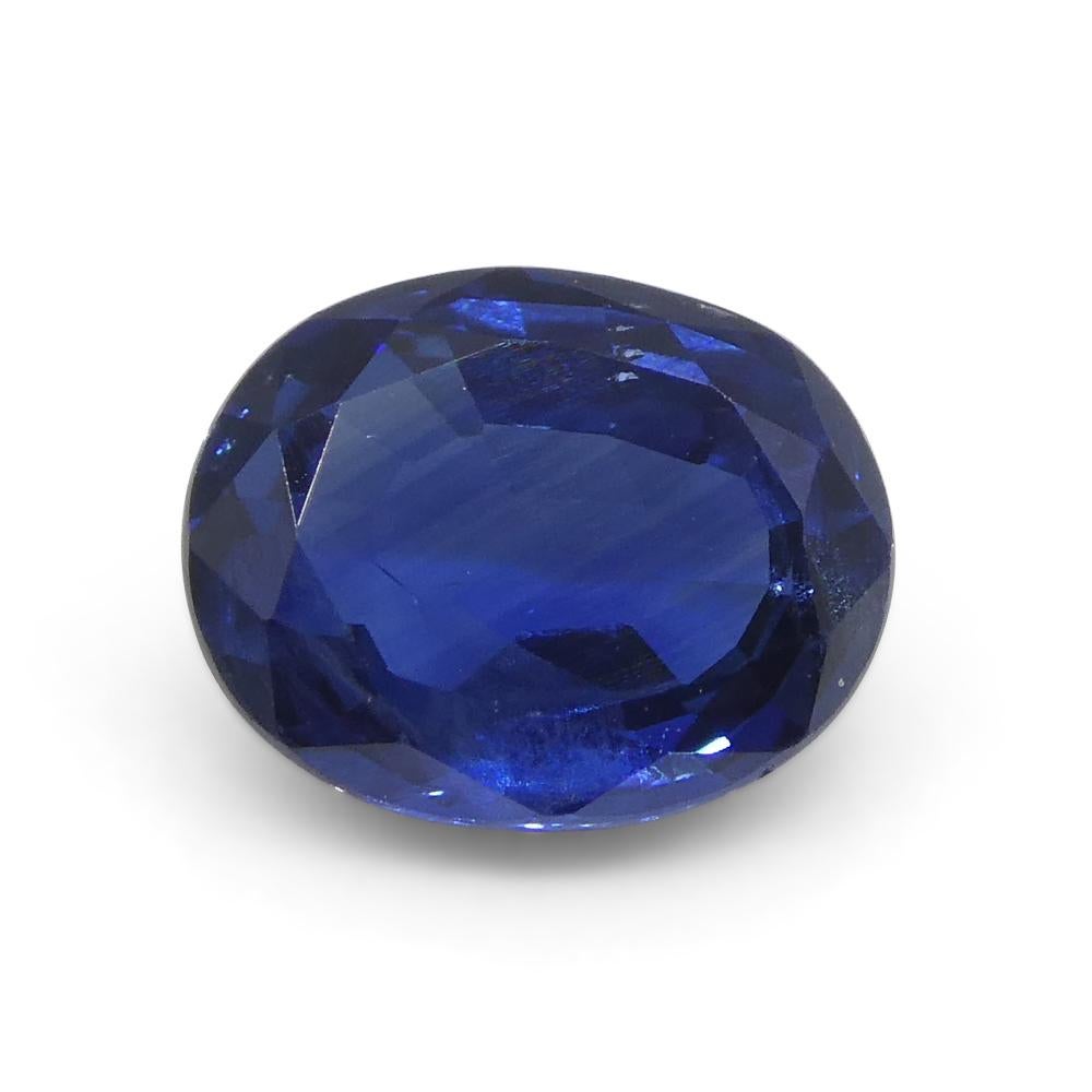 1.35ct Cushion Blue Sapphire from Nigeria In New Condition For Sale In Toronto, Ontario