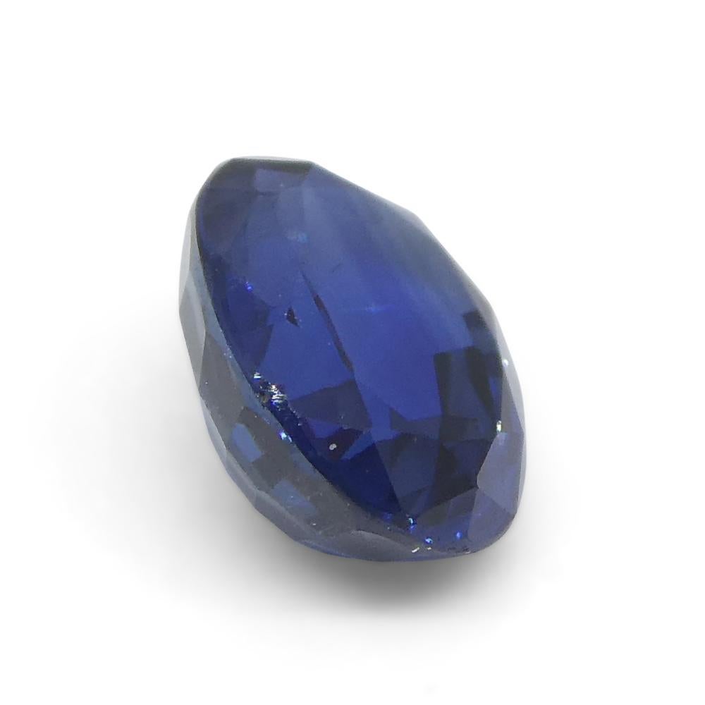 1.35ct Cushion Blue Sapphire from Nigeria For Sale 1