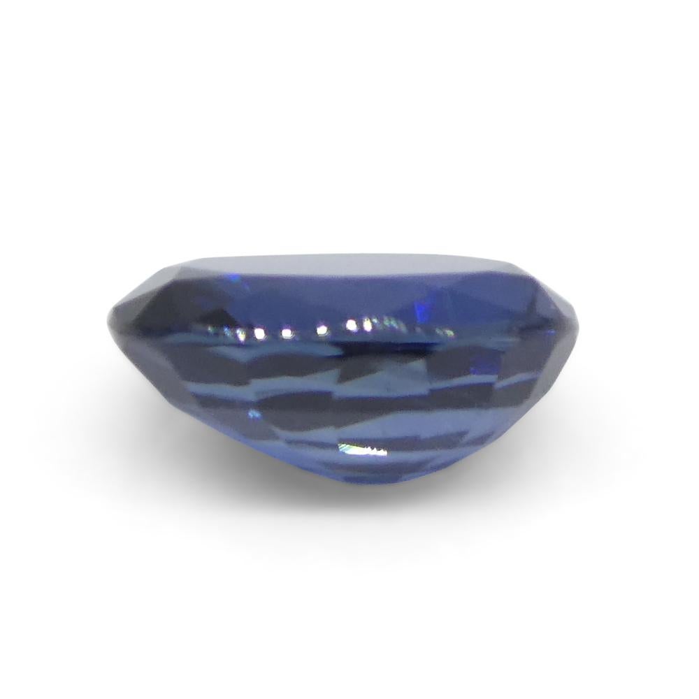 1.35ct Cushion Blue Sapphire from Nigeria For Sale 2