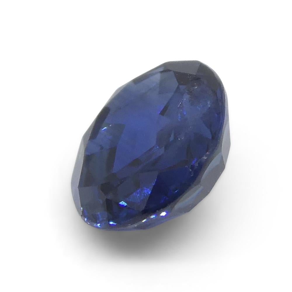 1.35ct Cushion Blue Sapphire from Nigeria For Sale 3