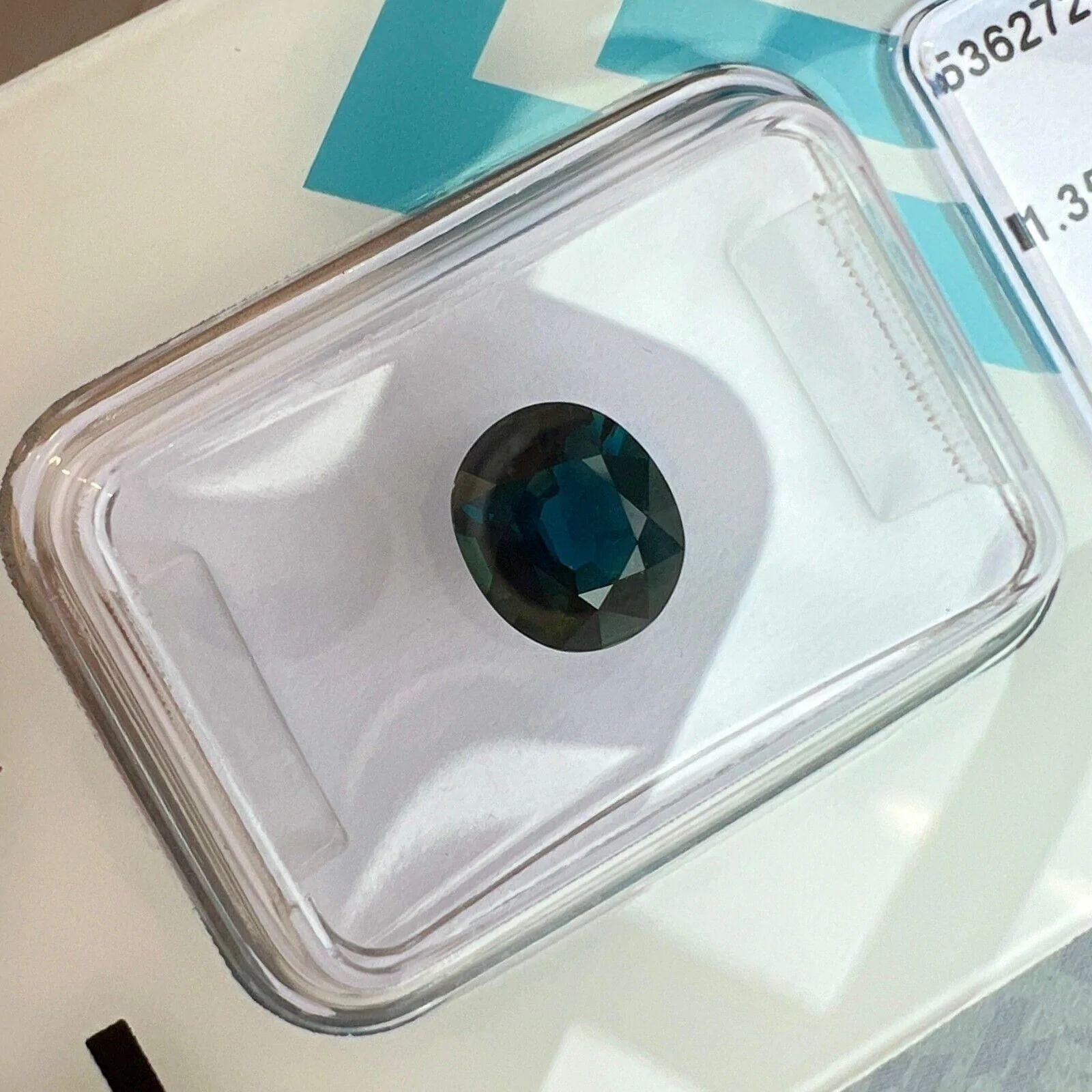 igi certified blue sapphire