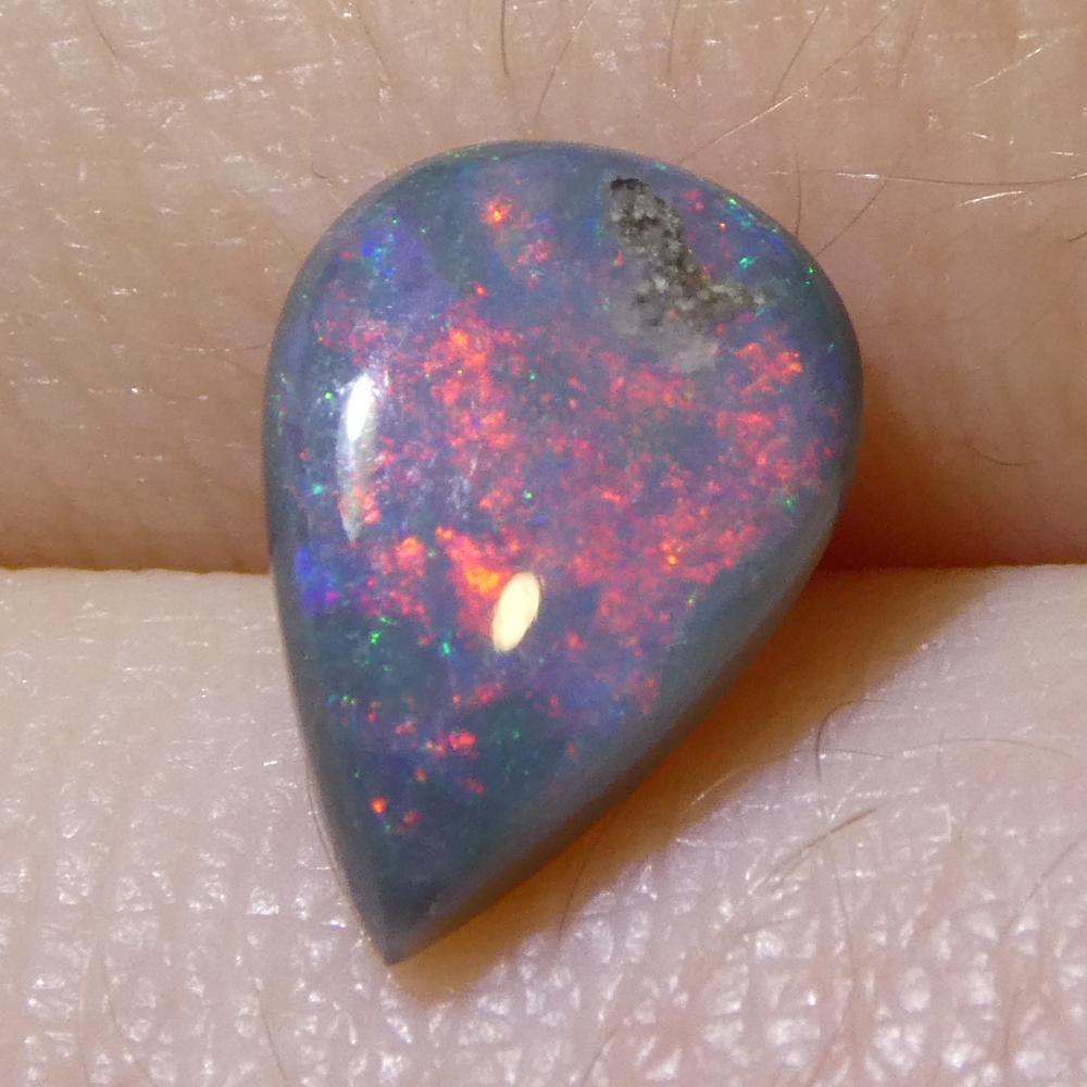 Opale grigio cabochon ovale da 1,35ct dall'Australia in vendita 8