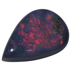 Ópalo gris cabujón oval de 1,35 ct de Australia