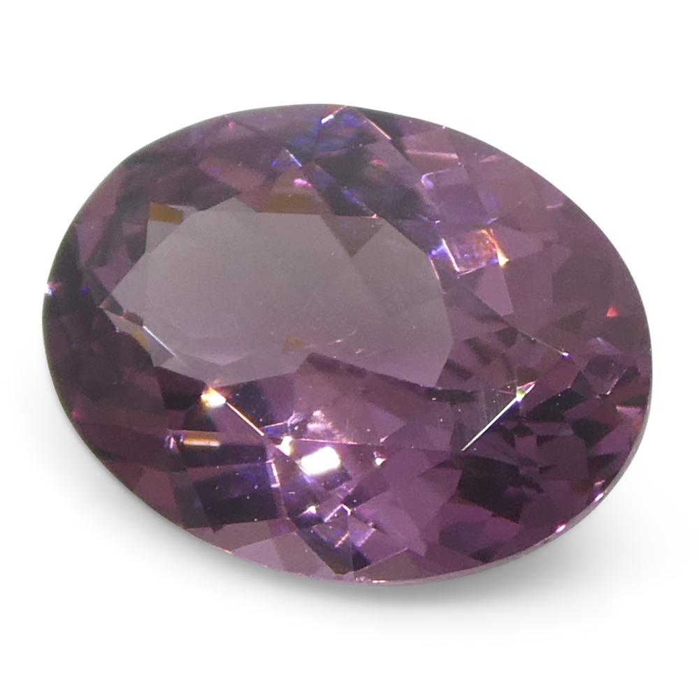 1,35 Karat ovaler rosa Spinell aus Burma, unerhitzt im Angebot 3