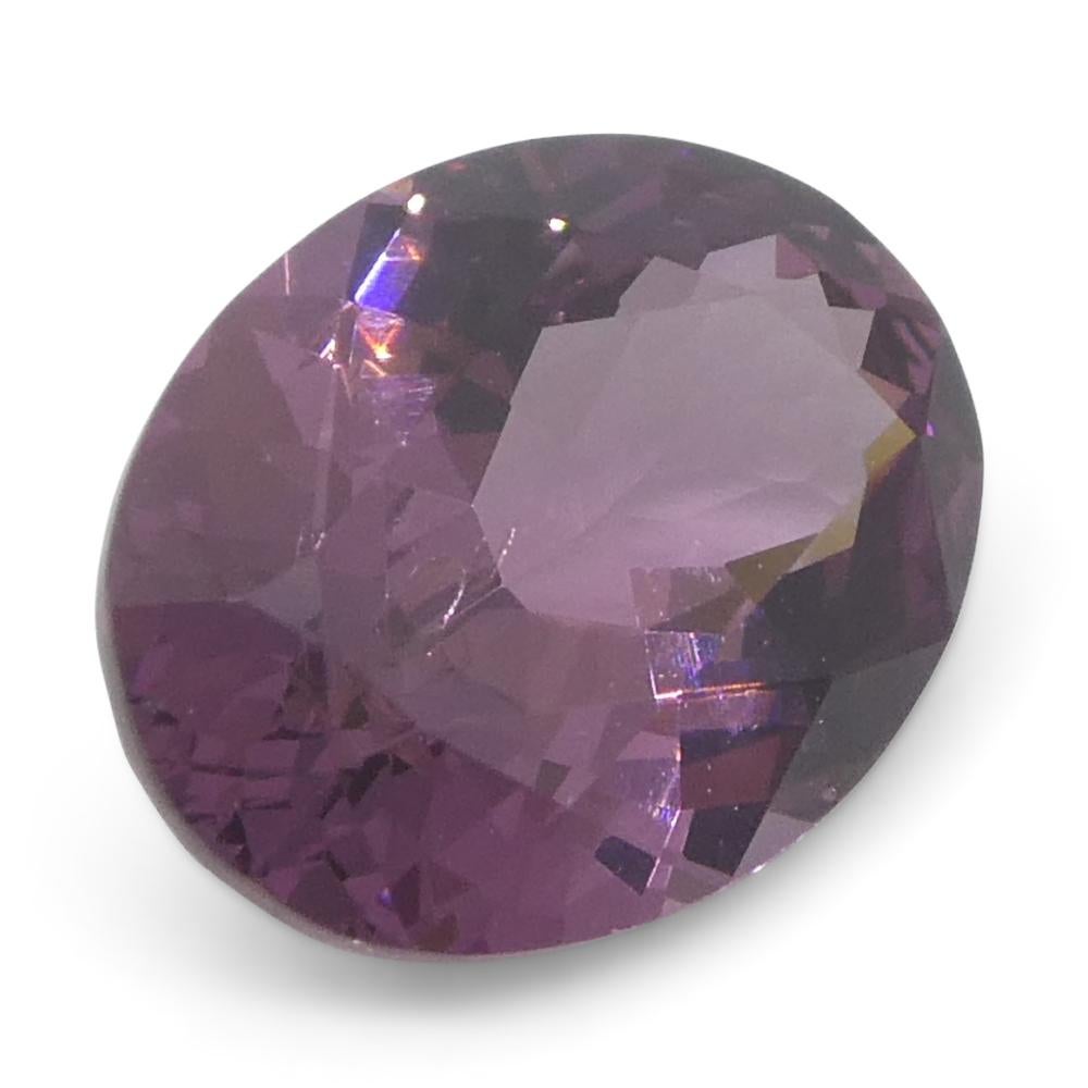 1,35 Karat ovaler rosa Spinell aus Burma, unerhitzt im Angebot 4