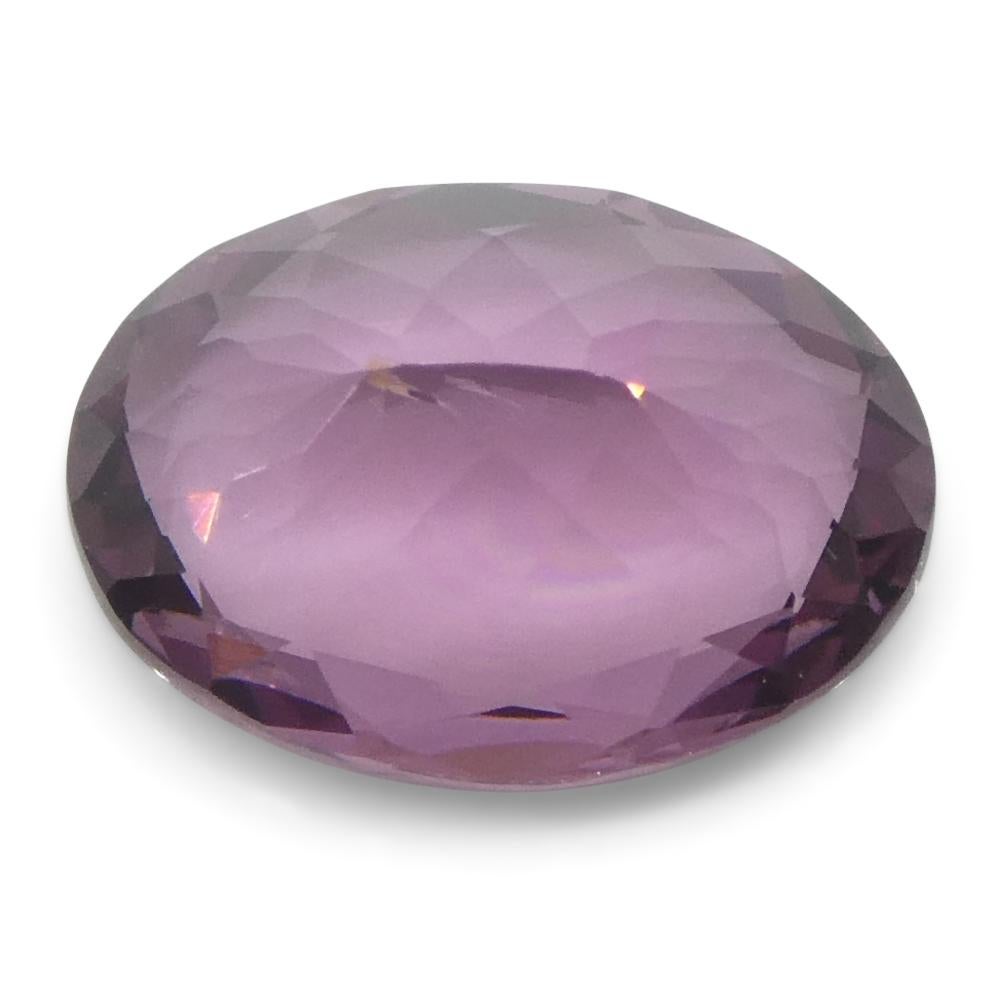 1,35 Karat ovaler rosa Spinell aus Burma, unerhitzt im Angebot 5