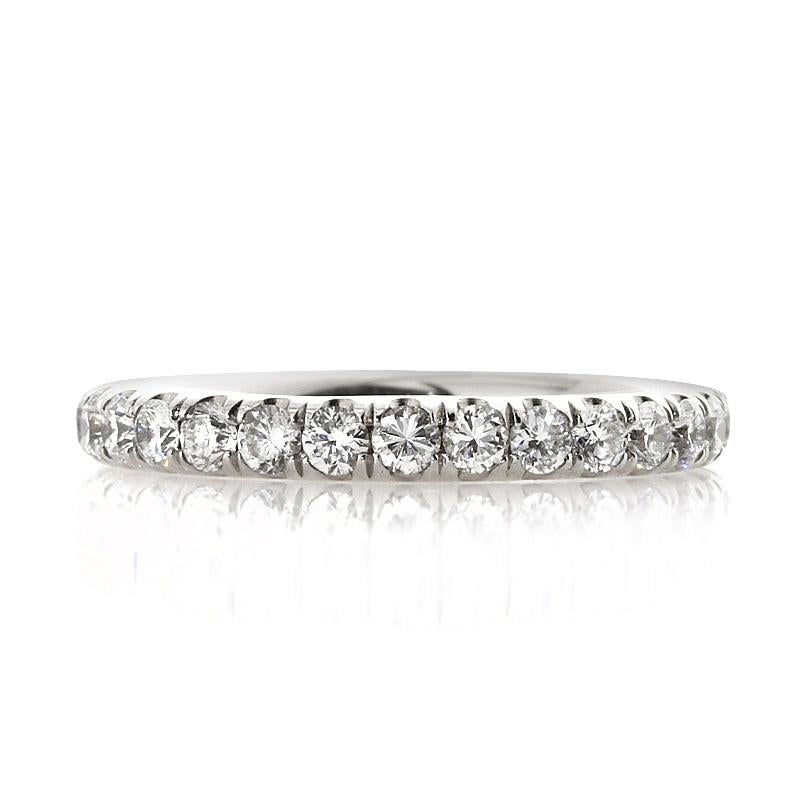 1.35ct Round Brilliant Cut Diamond Wedding Band For Sale