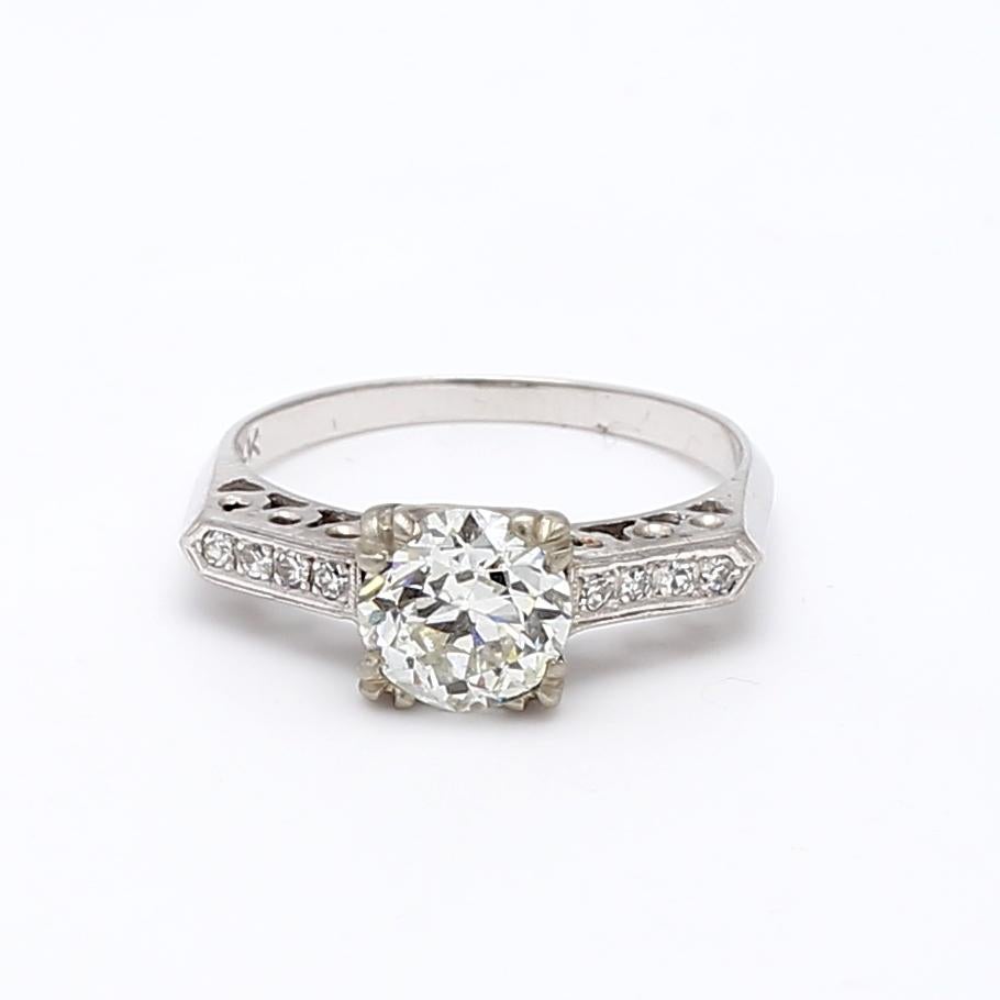 Title:
1.36 Carat Circular Brilliant Cut Shape K-SI2 Diamond 14 Karat White Gold Engagement Ring
Style:
Engagement
Metal:
14 Karat White Gold
Gemstone 1:
1.36 Carat Diamond
Number of Stones:
1
Color:
K
Clarity:
SI2
Shape:
Circular Brilliant