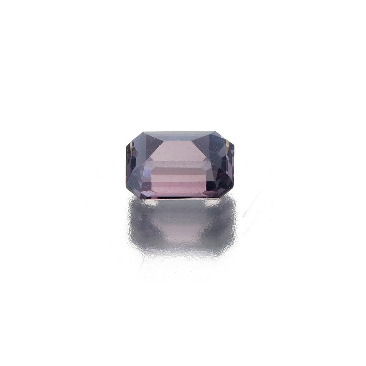Women's 1.36 Carat Natural Purple Spinel from Burma No Heat For Sale