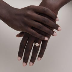 1.36 Carat Oval Statement Brilliant White 14K White Gold Graceful Brilliance