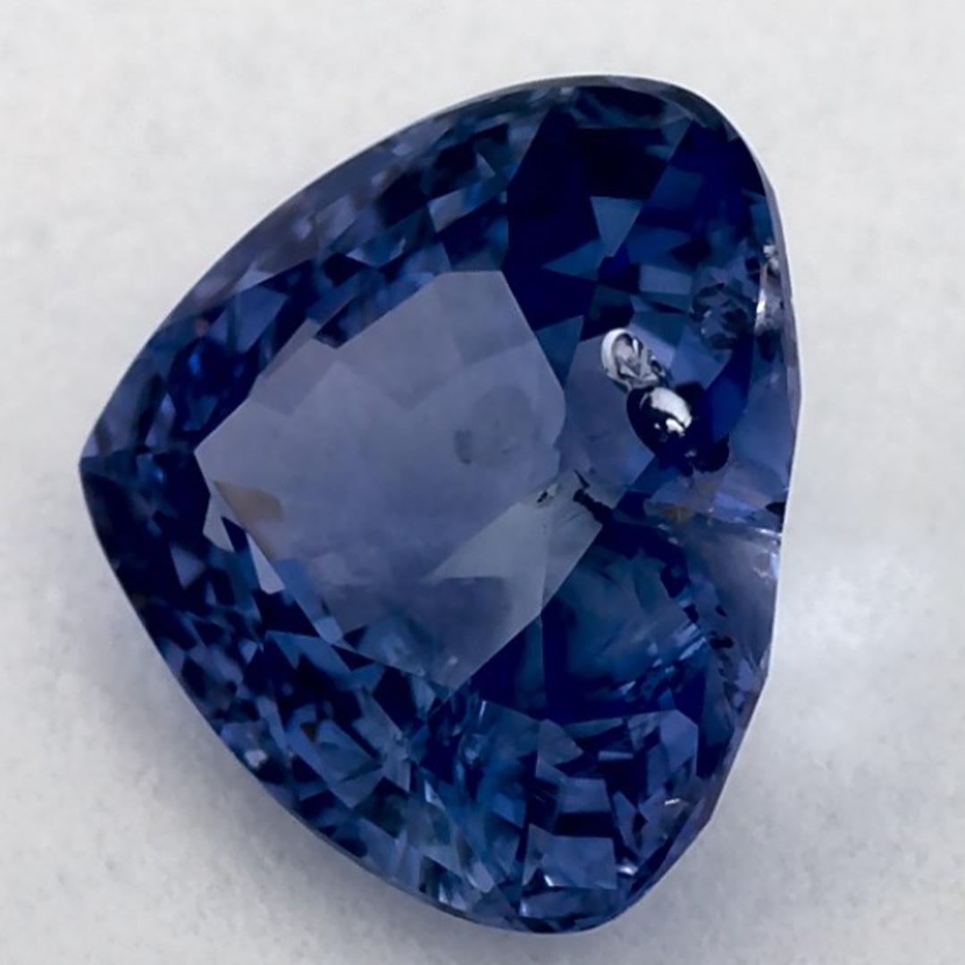 1.36 qt Zafiro Azul Corazón Gema Suelta Corte de corazón en venta