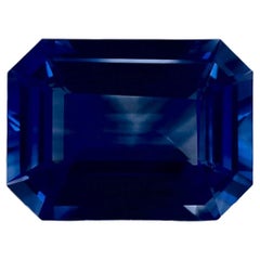 1.36 Ct Blue Sapphire Octagon Loose Gemstone