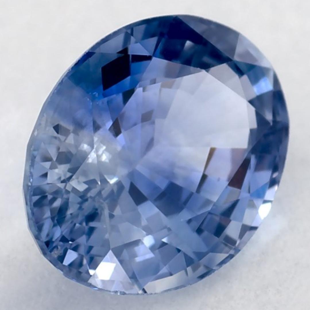 1.36 Karat Blauer Saphir Oval Loser Edelstein im Zustand „Neu“ im Angebot in Fort Lee, NJ