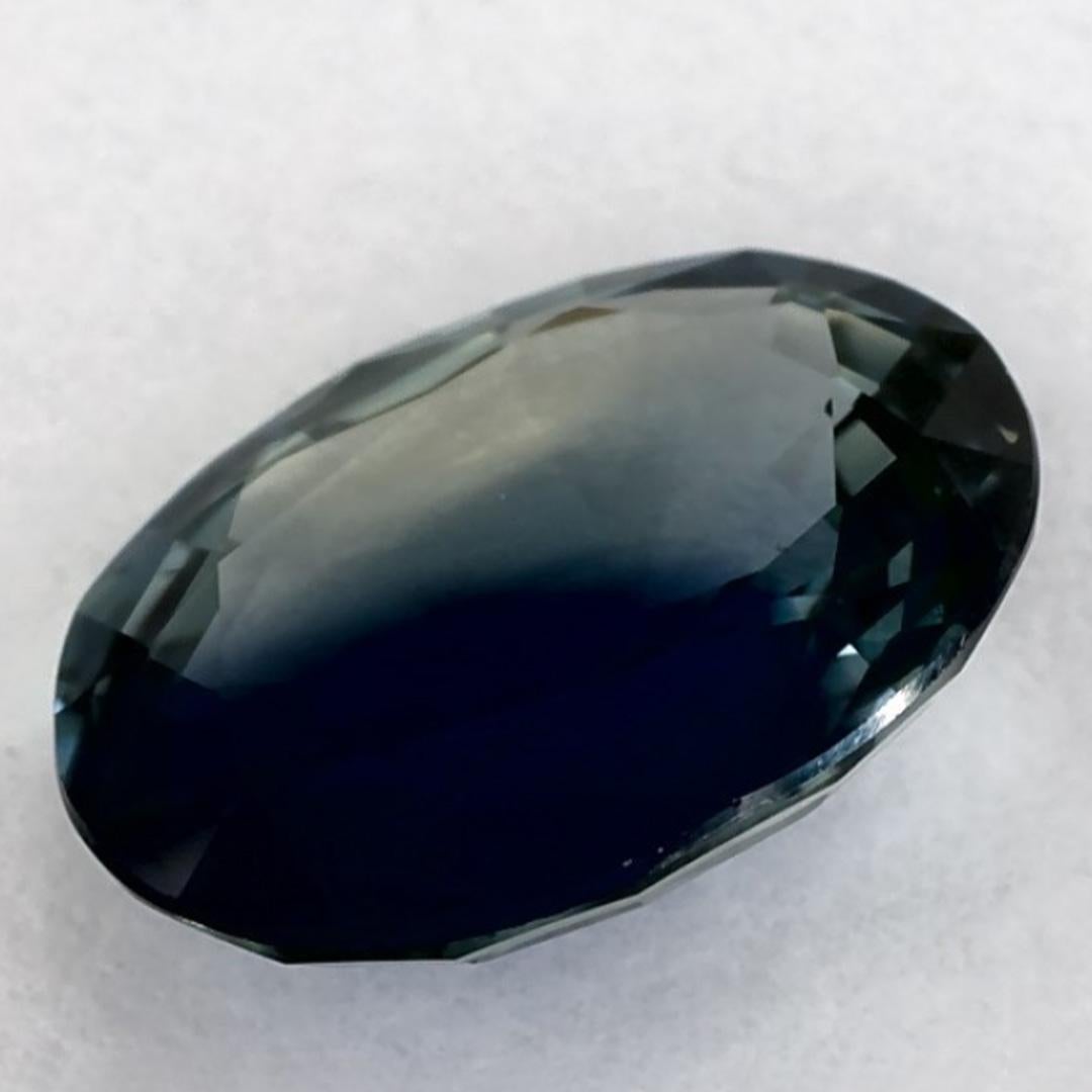 Donna 1.36 Ct Blue Sapphire Oval Loose Gemstone in vendita