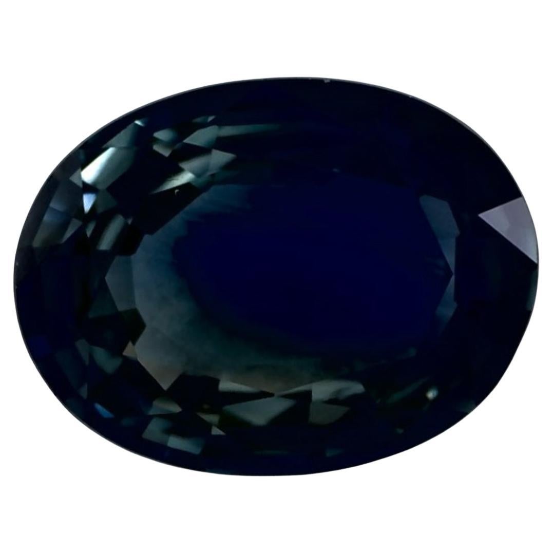 1.36 Ct Blue Sapphire Oval Loose Gemstone in vendita