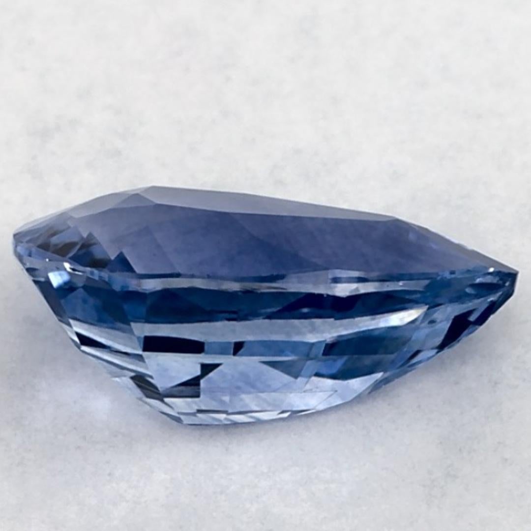 1.36 carati di zaffiro blu a forma di pera sciolto In condizioni Nuovo in vendita a Fort Lee, NJ