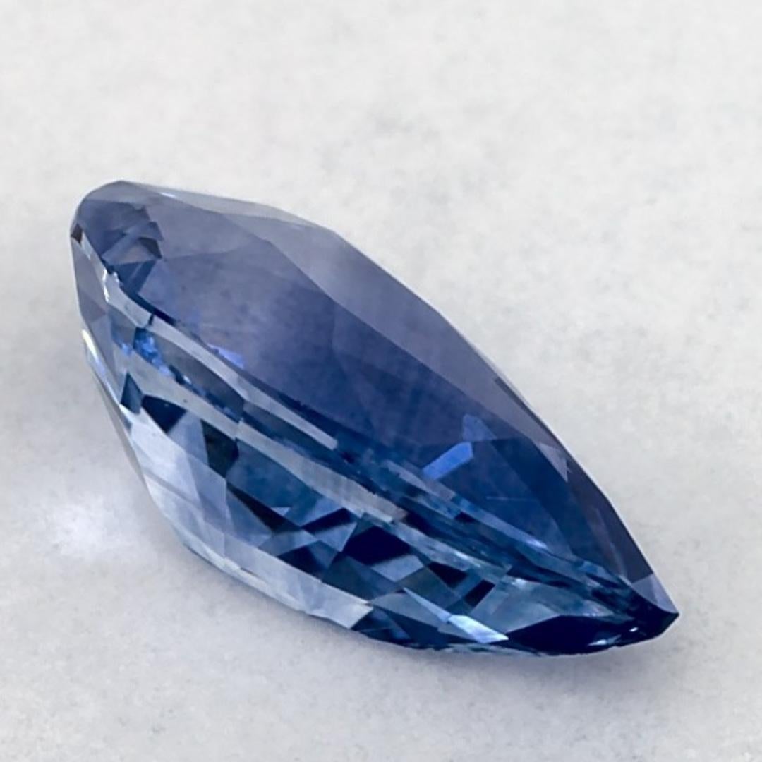 1.36 carati di zaffiro blu a forma di pera sciolto in vendita 1