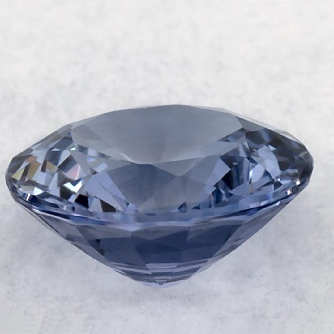 1.36 Ct Blue Sapphire Round Loose Gemstone im Zustand „Neu“ im Angebot in Fort Lee, NJ