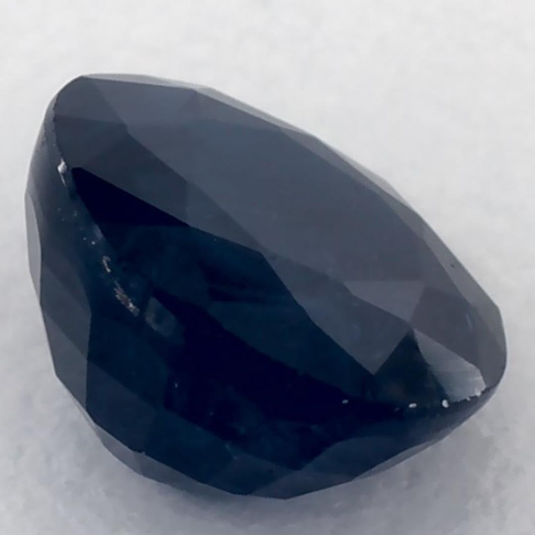 1.36 ct Zafiro Azul Redondo Gema Suelta en venta 1