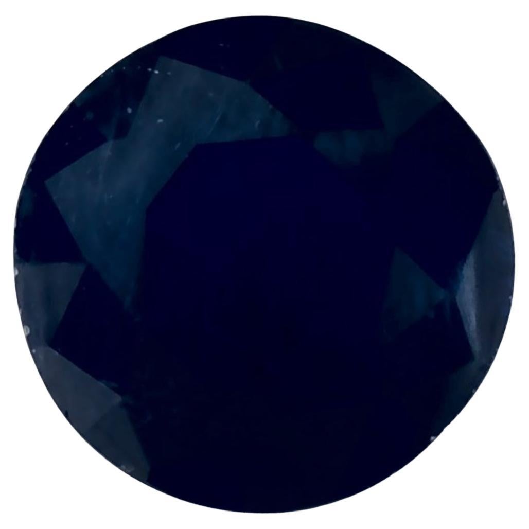 1.36 ct Zafiro Azul Redondo Gema Suelta