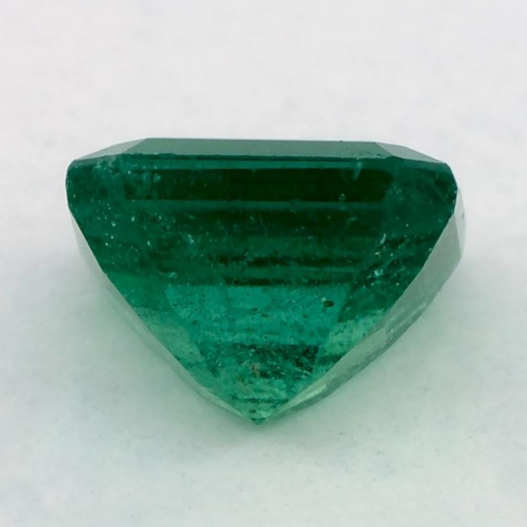 1,36 Karat Smaragd Asscher Loser Edelstein im Zustand „Neu“ im Angebot in Fort Lee, NJ