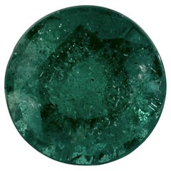 1.36 Ct Smaragd Runde Lose Edelstein