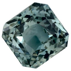 1.36 Ct Green Sapphire Octagon Cut Loose Gemstone