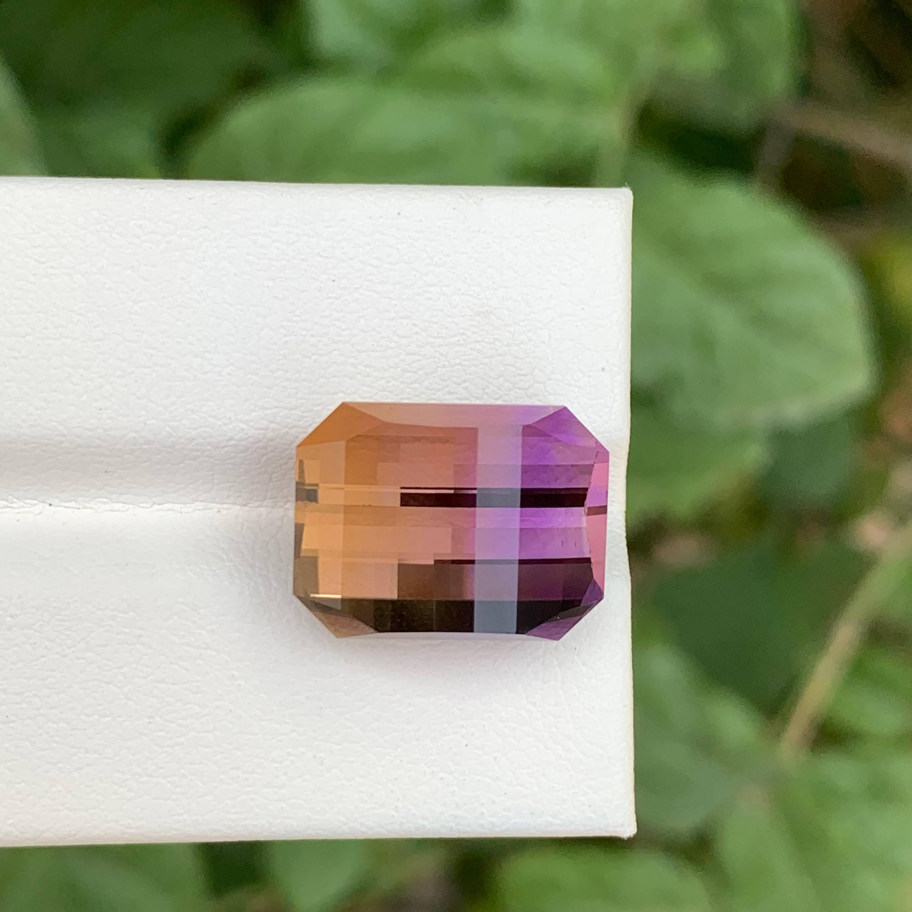 Peso 13,60 quilates
Dimensiones 15,7x12,1x9,9 mm
Tratamiento Ninguno
Origen Brasil
Claridad  Lupa Limpia
Forma Octágono
Píxel cortado
NA


Este extraordinario ametrino bicolor suelto de 13,60 quilates es una auténtica maravilla natural,