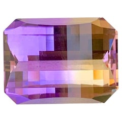 13.60 quilates de piedra natural suelta ametrina bicolor talla píxel gema brasileña
