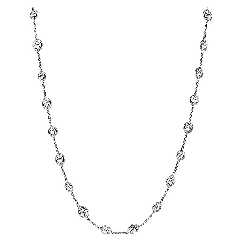Collar de diamantes de 13.63 quilates por metro