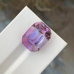 13.65 Carat Natural Loose Amethyst Long Cushion Shape Gem For Jewellery Making