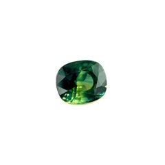 1.36Ct Bi Colour Sapphire Unique Australian Blue Green Cushion Cut VS