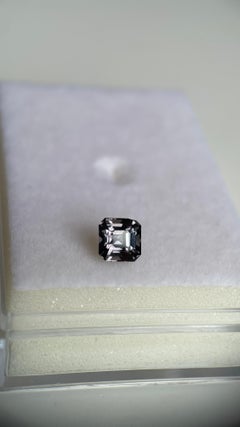 1.36Ct Metallic GREY spinel, top quality, precision cut spinel
