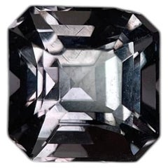 1.36Ct Metallic GREY spinel, top quality, precision cut spinel