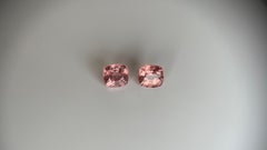 Art Deco 1.36ct Orange Burmese Spinel, Cushion Cut