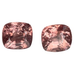 1.36ct Orange Spinel (5x4.5x3.5/4.4x4.9x3.3)mm