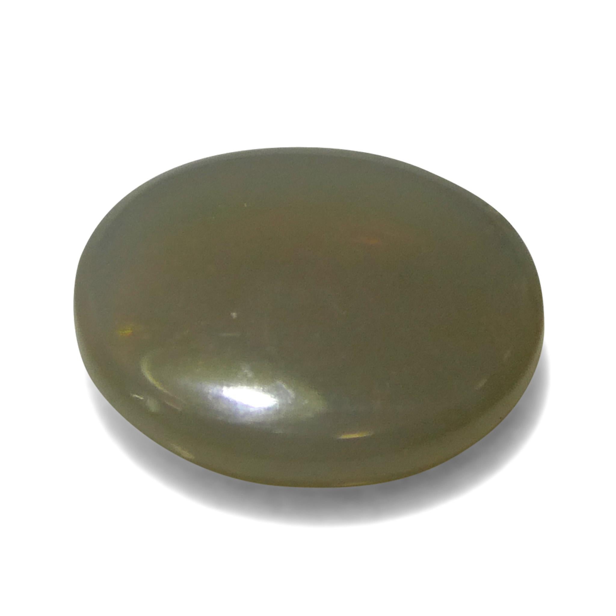 Ópalo gris cabujón oval de 1.36 ct de Australia en venta 3